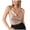 Khaki, variant on jsaierl Womens Camisole Tank Tops Cowl Neck Silk Shirts for Women Tie Strap Dressy Tank Top Women's Satin Blouses