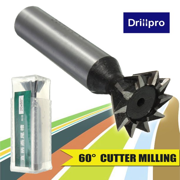20mm Dia. 60° Degree HSS Dovetail Cutter Milling High Speed Steel Bit