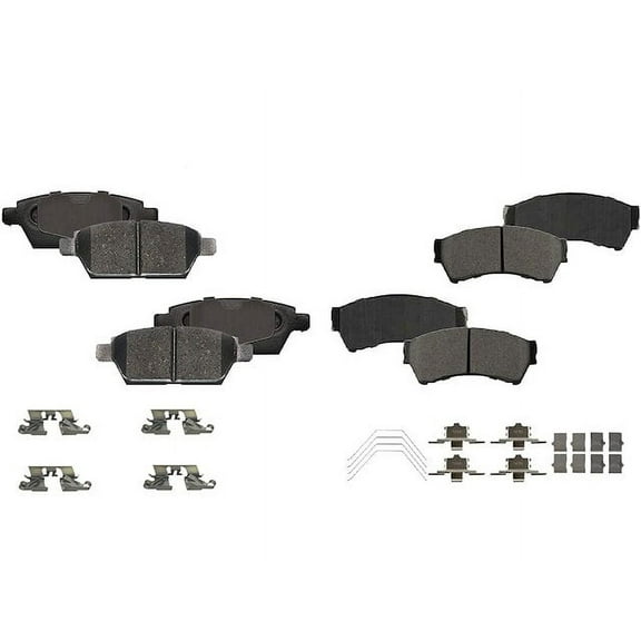 Brake Pad Set - Compatible with 2006 - 2012 Ford Fusion 2007 2008 2009 2010 2011