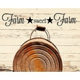 thumbnail image 2 of Smith, Anthony 31x26 White Modern Wood Framed Museum Art Print Titled - Farm Sweet Farm, 2 of 4