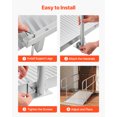 thumbnail image 5 of VEVOR Wheelchair Ramp with Handrails, 71.1 x 32.7 in, Heavy Duty Wide Aluminum Wheelchair Ramp with Adjustable Legs, 1000 lbs Capacity, Portable Threshold Ramps for Home Steps, Stairs, Doorways,Curbs, 5 of 9