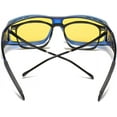 thumbnail image 2 of LVIOE Wrap Around Night-Vision Glasses, Fit Over Prescription Glasses with HD Polarized Yellow Lens Night-Driving Glasses, 2 of 5