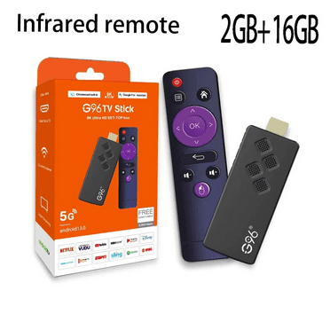 Android13.0 Global Version G96 TV Stick Portable 8K Streaming Media 2GB16GB Multi Language TV Dongle Allwinner H313 Quad Core Q2