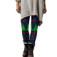 thumbnail image 3 of Hvot&aat Christmas Leggings for Women Stretch Xmas Printed Yoga Pants Casual Hip Lift Leggings Sports Tight Slack, 3 of 7