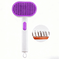 thumbnail image 3 of Indoor cat brush, dog hair removal brush, long or short hair cat brush, cat grooming and hair removal brush, dog, kitten, horse massage brush for removing loose hair., 3 of 6