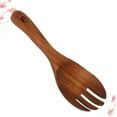 thumbnail image 3 of CHICHUMID 1Set Spork Salad Fork Spoon Acacia Wood Flatware Safe Non-Scratch Eco-Friendly for Cooking Everyday Use, 3 of 7