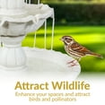 thumbnail image 6 of Sunnydaze Welcome Traditional White Fiberglass 3-Tiered Outdoor Water Fountain, 6 of 11