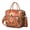 Citrus-27, variant on Boho Chic Insulated Lunch Bag - Waterproof & Leakproof Thermal Tote with Floral Design, Multi-Pocket Picnic Bag for Travel & Work