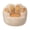 Beige, variant on Ebenchico Cat's Paw Bean Bag Chair for Adults, Large Memory Foam Beanbag Chairs with Armrests & Back Support, Cute Faux Fur Floor Lounger, Black