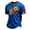 Blue&10-D0625, variant on S-4XL Mens Jerseys Stars Print USA Patriotic Shirts for Men Breathable Sports Basketball Short Sleeve 4th of July Shirts for Men Gray L