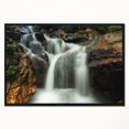 thumbnail image 2 of Designart - Cascade à Mouvement Lent sur Rochers - Impression sur Toile Encadrée Paysage, 2 of 4