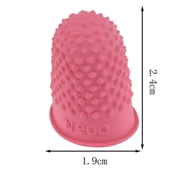 VANIDO 5Pcs Counting Cone Rubber Thimble Protector Sewing Quilter Finger Tip Craft