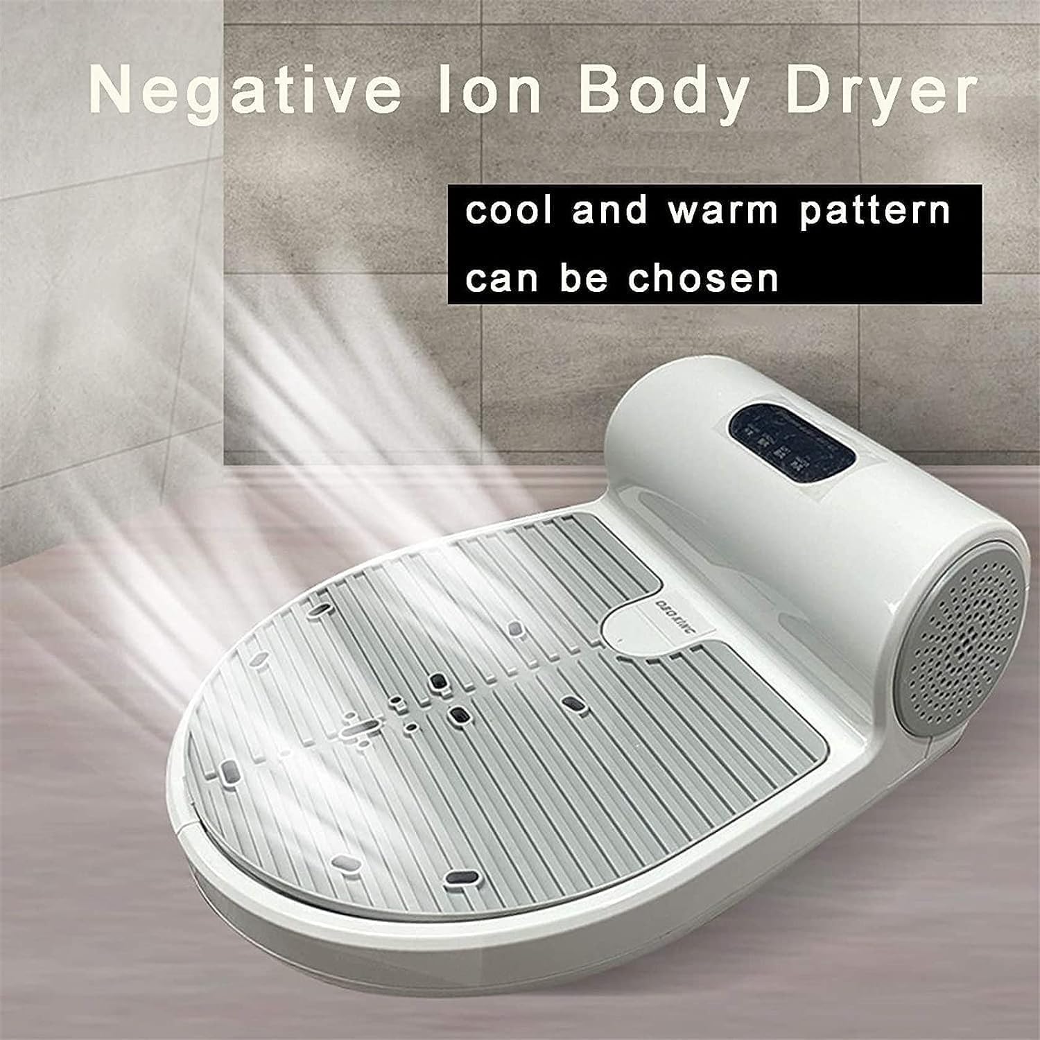 Body Dryer, 1350w Electric Body Hair Skin Dryer Machine with Gravity Sensor and Touch Switch, Cold and Warm Hair Dryer for Commercial Hotel,Waterproof (Color : Withweightscale) (Withoutweightscale)