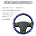 thumbnail image 4 of Kuiaobaty Galaxy Sea Turtle Pattern Sports Style Steering Wheel Cover with Anti-Slip Lining for Truck Car SUV Van Universal Vehicle Wheel Protector Car Wheel Cover Polyester Cover, 4 of 6