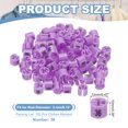 thumbnail image 2 of Clothes Hanger Markers Number 36 Tags Garment Size Tag Hanger Clips Round Color Coding Label, Purple Pink 100Pcs, 2 of 6