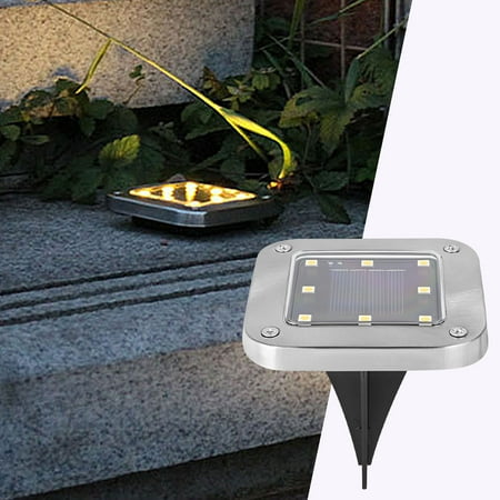 

Cbcbtwo Savings Clearance! Solar Ground Light 8 LED Solar Lights Upgraded Outdoor Solar Powered Waterproof Bright In-Ground Light For Walkway Yard Patio