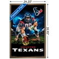 thumbnail image 3 of NFL Houston Texans - 3 Point Stance 19 Wall Poster, 22.375" x 34", Framed, 3 of 3