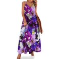 thumbnail image 1 of Vestido sin mangas Pansy Power, vestidos de mujer, vestido de noche de lujo, vestido de mujer para boda, 1 of 7