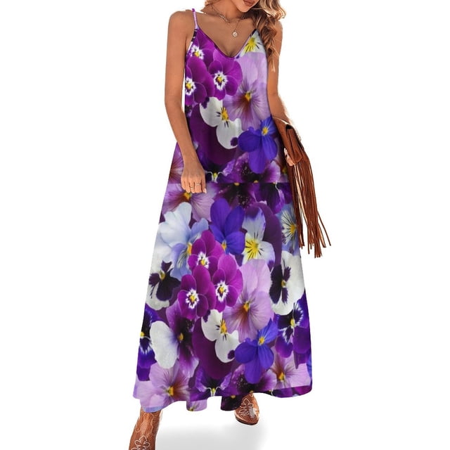 Vestido sin mangas Pansy Power, vestidos de mujer, vestido de noche de lujo, vestido de mujer para boda
