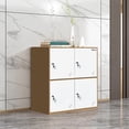 thumbnail image 5 of MECOLOR -Metal Gym Office School and Employee Locker Cabinet with 4 Doors White Color, 5 of 7