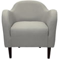 thumbnail image 3 of Fox Hill Trading Julian Mid-Century Accent Chair, Cream, 3 of 6