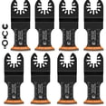 thumbnail image 1 of 8pcs Japanese Tooth Oscillating Saw Blades High Carbon Steel Oscillating Multitool Blades Multifunctional Curved-Edge Cutting Oscillating Tool Blades  for Cutting Wood, 1 of 11