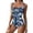 Dark Blue, variant on One Piece Bathing Suit for Women Tummy Control Swimsuit Slimming Vintage Swimwear
