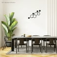 thumbnail image 3 of Seratonin Molecule Metal Wall Art | Large Molecule Decoration for Home, Dorm, or Office | Nerd Art, Science Art, Biology Chemistry Art Wall Sign | Indoor Outdoor Made in USA, 3 of 6