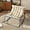 Off White, variant on Lisonu Ergonomic Rocking Chair with Cushions, Indoor Outdoor Lounge Recliner with Carbon Steel Frame for Patio & Living Room, All-Weather, Blue