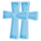 thumbnail image 1 of unbranded 2Ud De Silicona Azul Para Colgante En Forma De Cruz Uso En Cocina Flexible Sin Olor, 1 of 7