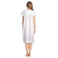 thumbnail image 3 of Casual Nights Women's Flowery Short Sleeve Nightgown, 3 of 5