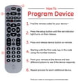 thumbnail image 4 of General Electric 3-Device Universal Remote Control, Metallic Silver, 34928, 4 of 5