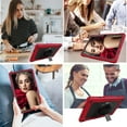 thumbnail image 5 of FIEWESEY for Nokia T20 Tablet Case,Heavy-Duty Shockproof Kids Friendly Hybrid Rugged Protective Case for Nokia T21/TCL Tab Pro 5G(Model: 9198S)/VASTKING KingPad M10 10.36 inch Tablet(Red/Black), 5 of 6