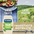 thumbnail image 6 of Hellmann's Italian Herb & Garlic Mayonnaise Dressing Condiments, 11.5 fl oz Squeeze Bottle, 6 of 12