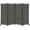 Grey,4 Panel, variant on 4 Panel Room Divider Screen 6Ft Tall Foldable Privacy Dividers Indoor Wall Partition Room Separator Black