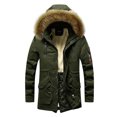 thumbnail image 3 of Chaqueta de camuflaje con capucha de invierno de terciopelo grueso abrigo a prueba de viento para hombre cálido para hombre de mediana a larga parka nueva para hombre, 3 of 5