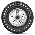 thumbnail image 1 of Tire Electric Scooter Rear Tire with Wheel Hub Disc Brake Set 8.5 inches Solid Electric Scooter Wheel Replacement for M365 Electric Scooter Spare Parts, 1 of 6