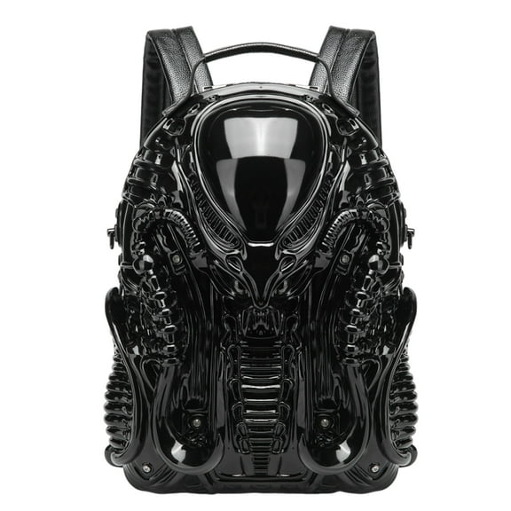 Fogun Shaped Backpack for Women Man Halloween Backpack Cool Predalien Handbag Novelty Backpack Casual Daypacks