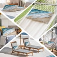 thumbnail image 6 of Coastal Beach King Pillow Covers, Nautical Ocean Blue Beige Seaside Soft Breathable Throw Pillow Cases with Invisible Zipper, Decorative Pillowcase Pillows Protectors for Sofa Bed Couch 20"x36", 6 of 9