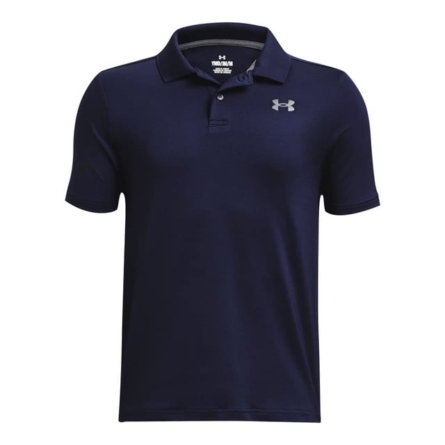 Polo de Rendimiento Under Armour para Niños, Azul Marino, Talla Pequeña
