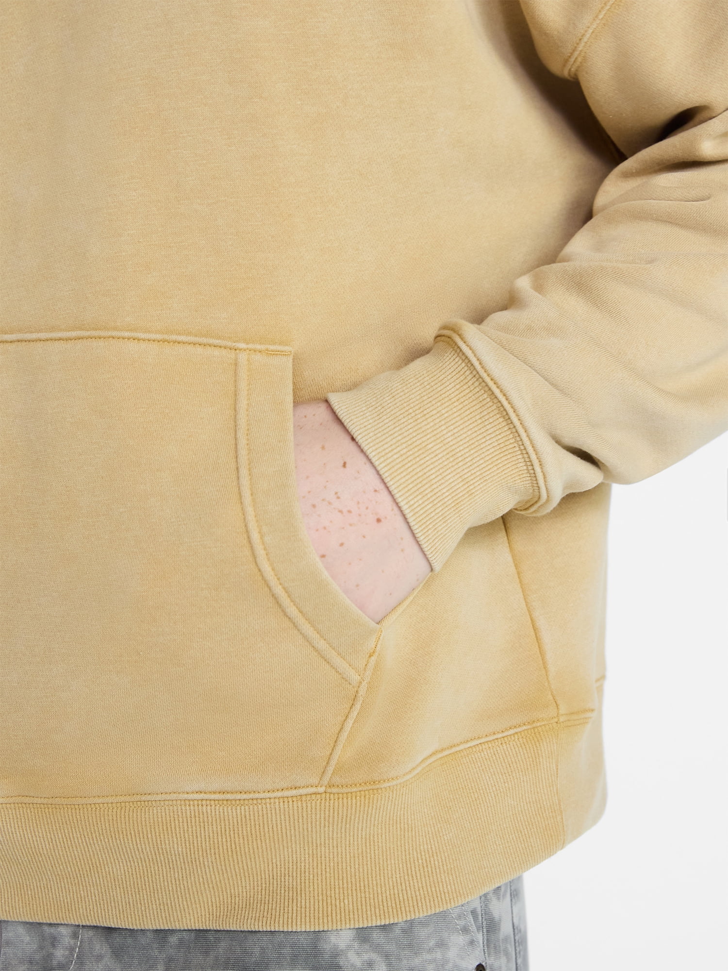 No Boundaries Oversized Hoodie with Long Sleeves, Men's XS-4XLT