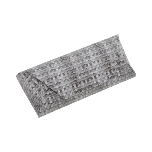 Unique Bargains 1 Pc Magnetic Vintage EyeGlasses Case Durable Eyeglasses Storage Gray