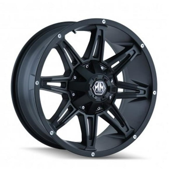 Mayhem 8090-7978MB18 8-180 PCD Rampage Matte Black Wheel