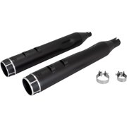 Vance & Hines 4.5 Torquer 450 Black Machine Cut Slip-On Mufflers (46676)