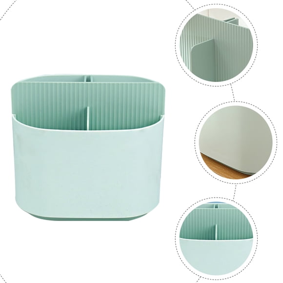 FENGGUIQU Organizador De Cubiertos Y Para Encimera Con Verde Antigoteo