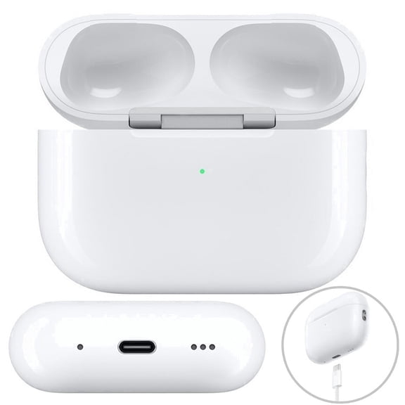 Replacement Wireless Charging Case for AirPods Pro 3 (A3063, A3064, A3065), AirPod Pro 3rd Gen Charger Box, Wireless and USB-C Charging (No Earbuds)