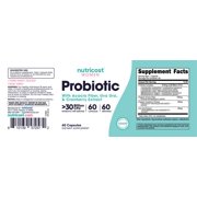 Nutricost Probiotic for Women 30 Billion CFU, 60 Capsules - Complex with Acacia Fiber, Uva Ursi & Cranberry Extract, Non-GMO & Gluten Free