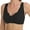 Black, variant on Womens Bras Plus Size Front Closure Sponge Cup Wireless Full Coverage Bra Push Up Bras for Women