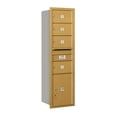 thumbnail image 3 of Salsbury Industries Recessed USPS 6 Door Rear Load 4C Horizontal Mail Center with 1 Parcel Locker, 3 of 4