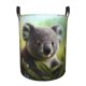thumbnail image 1 of Balery Daisy Koala Cesta de ropa redonda con asas, impermeable, independiente, para ropa, juguetes, dormitorio y familia-Medium, 1 of 6